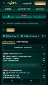 Cuotas de apuestas en vivo cricket