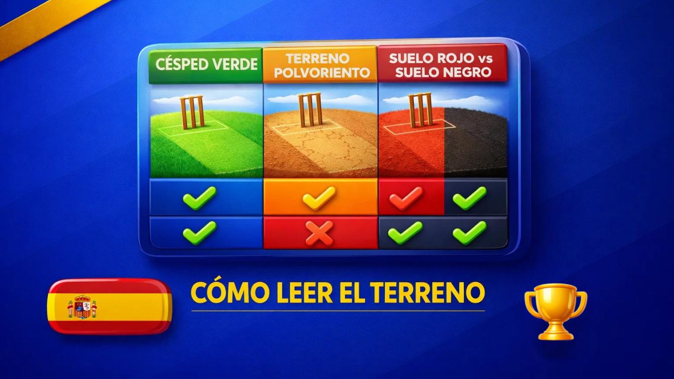 Pitch Report del cricket explicado