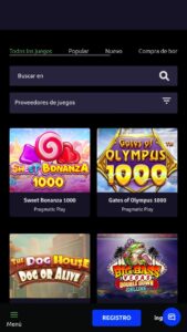 Juegos de casino en Rizz Casino España