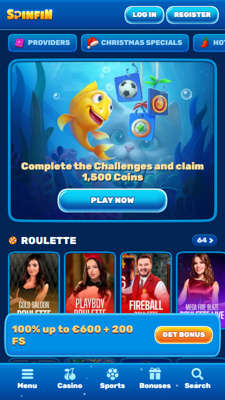 Spinfin Casino en España