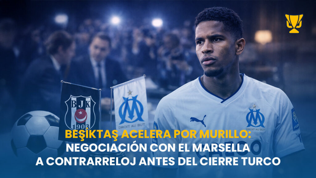 Beşiktaş intensifica contactos con el Marsella por Murillo a horas del cierre turco