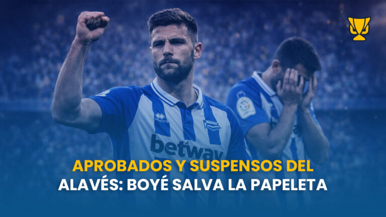 Boyé rescata al Alavés en Mendizorroza: Los que empujaron el 2-2 y los que se quedaron a medias