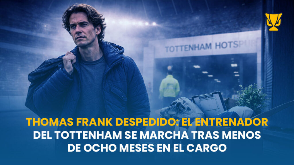 Tottenham anuncia la salida de Thomas Frank antes de cumplir ocho meses