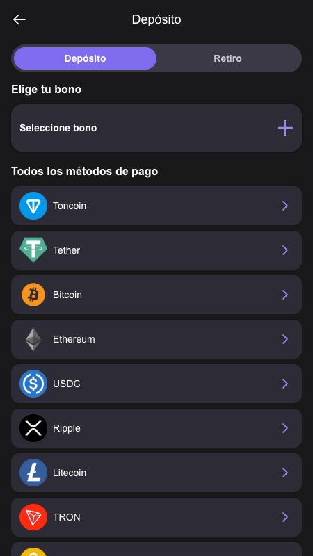 Métodos de pago de ReelsIO