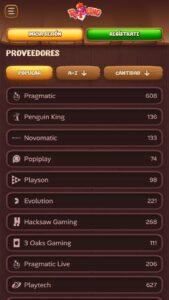 Proveedores de software