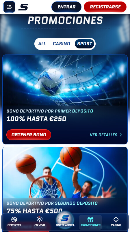 Scored Sport Bonos y Promociones