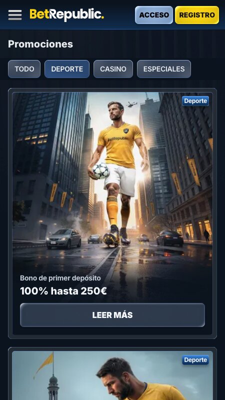 Bonos y promociones de BetRepublic