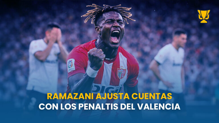 Gol de penalti de Ramazani que da puntos clave al Valencia CF