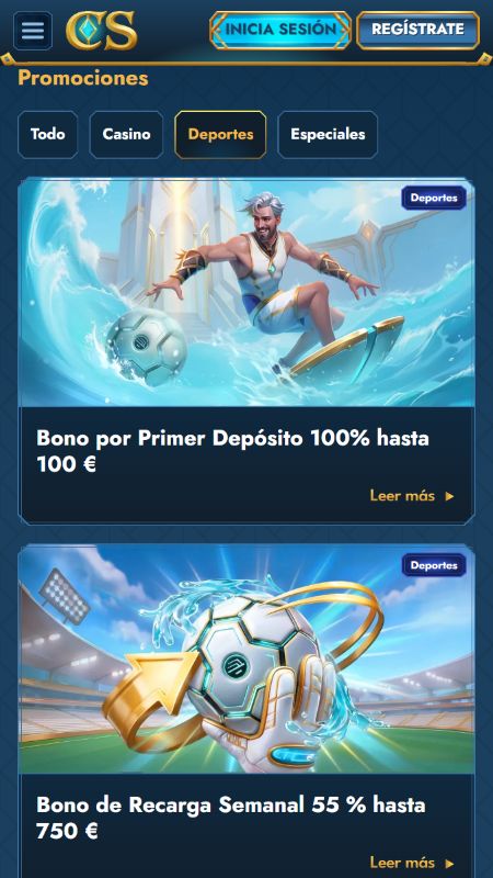 Bonos y promociones en Casea Casa de Apuestas