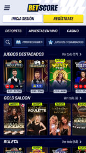 Btescore casino en vivo