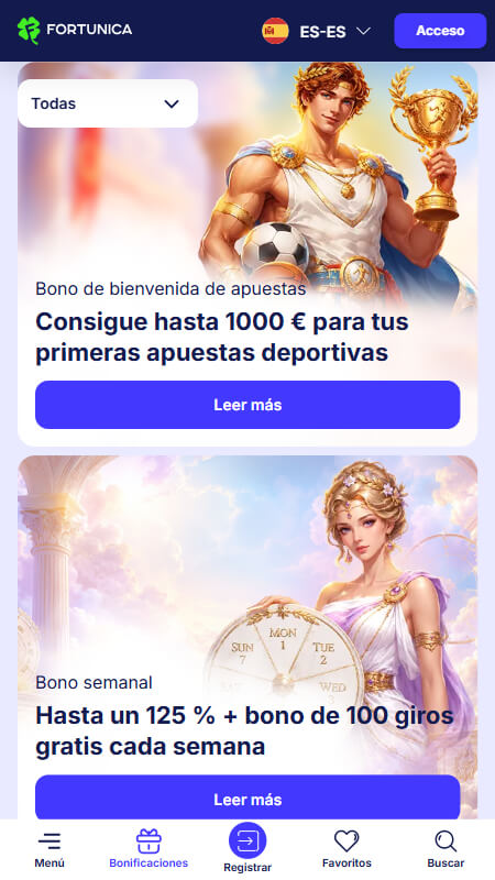 Fortunica Otros bonos