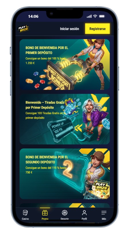 playbaze bonos y promociones